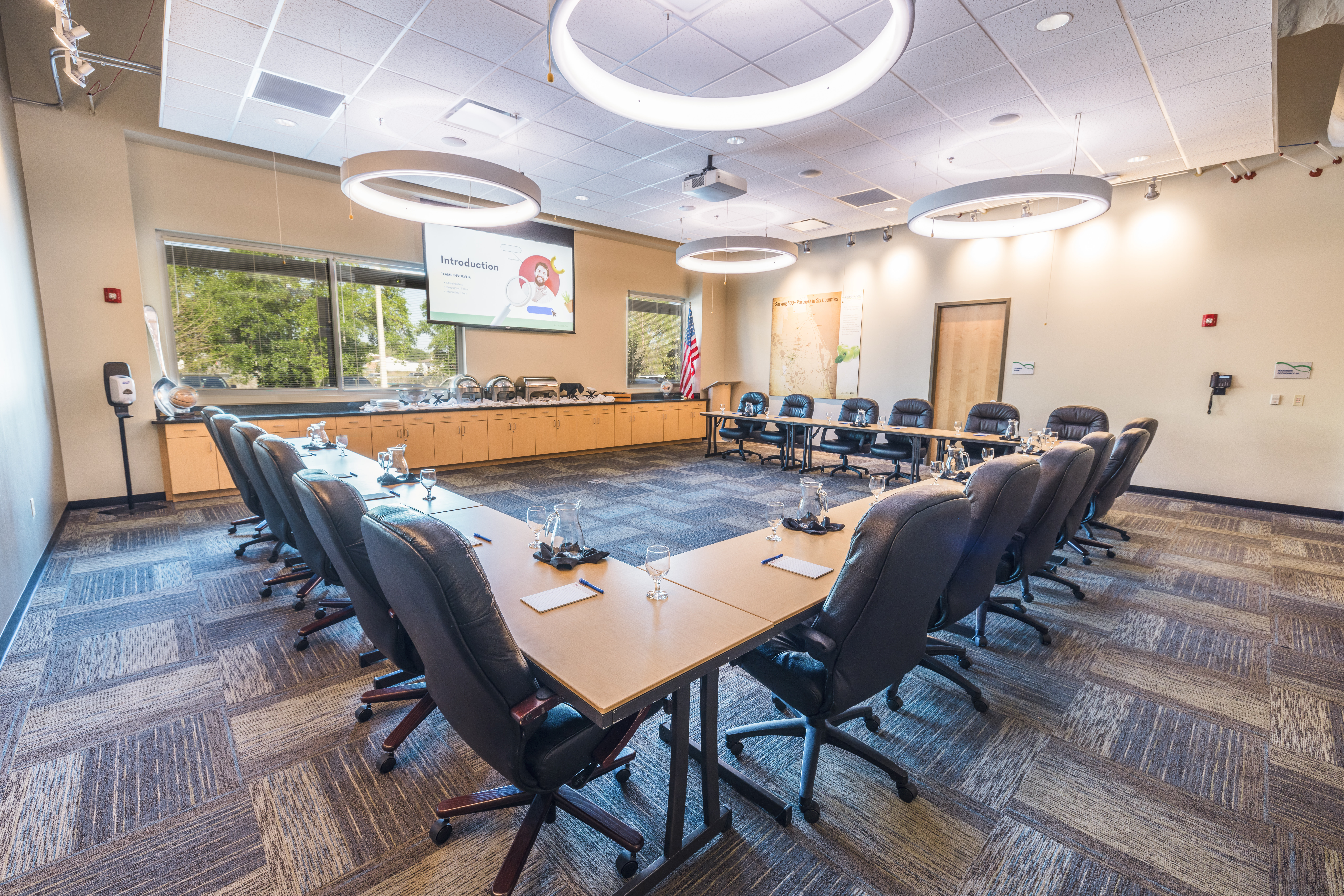 bank of america board room The Bank of America Board Room at Second Harvest Food Bank